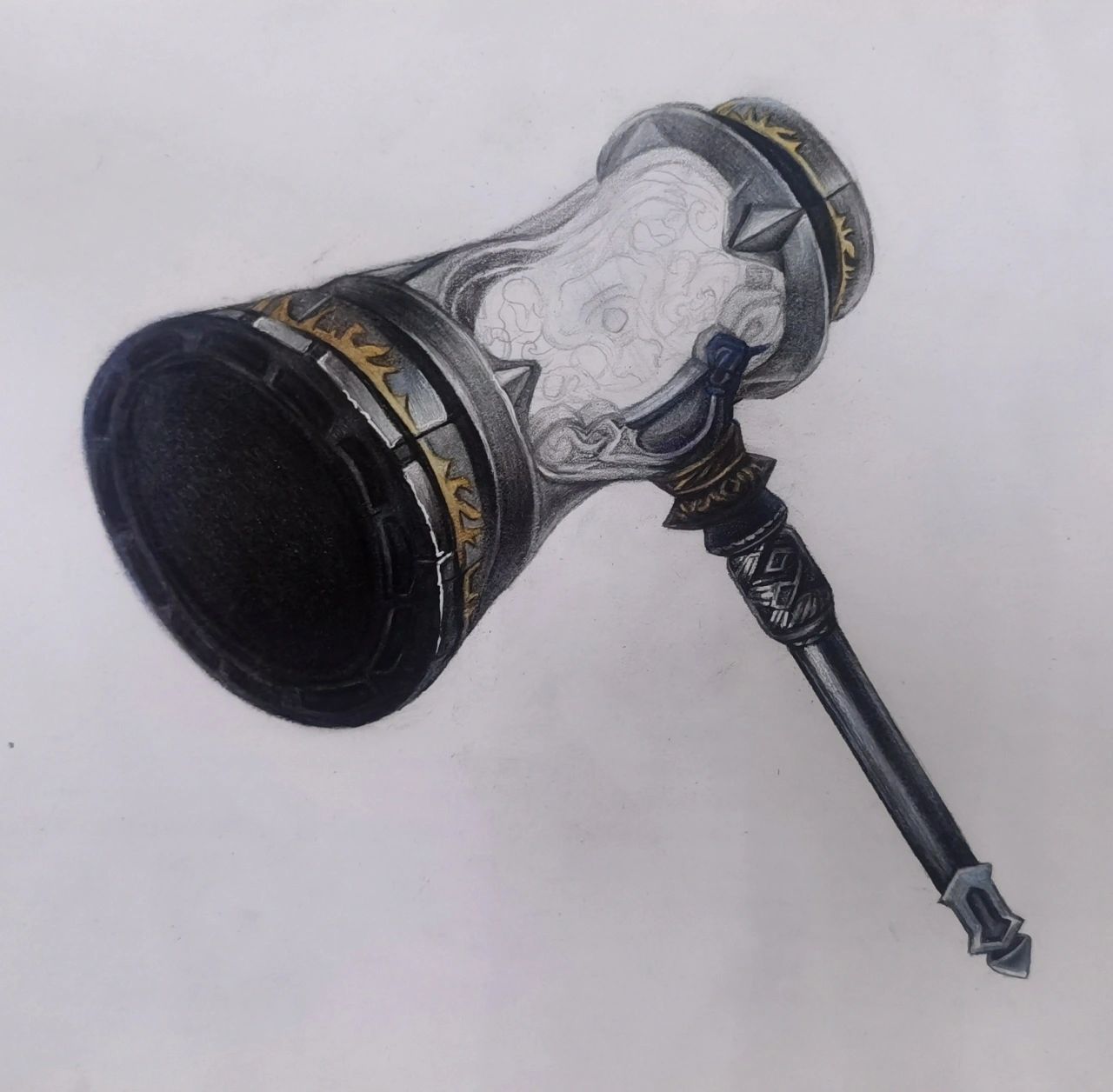 昊天锤绘画步骤分享