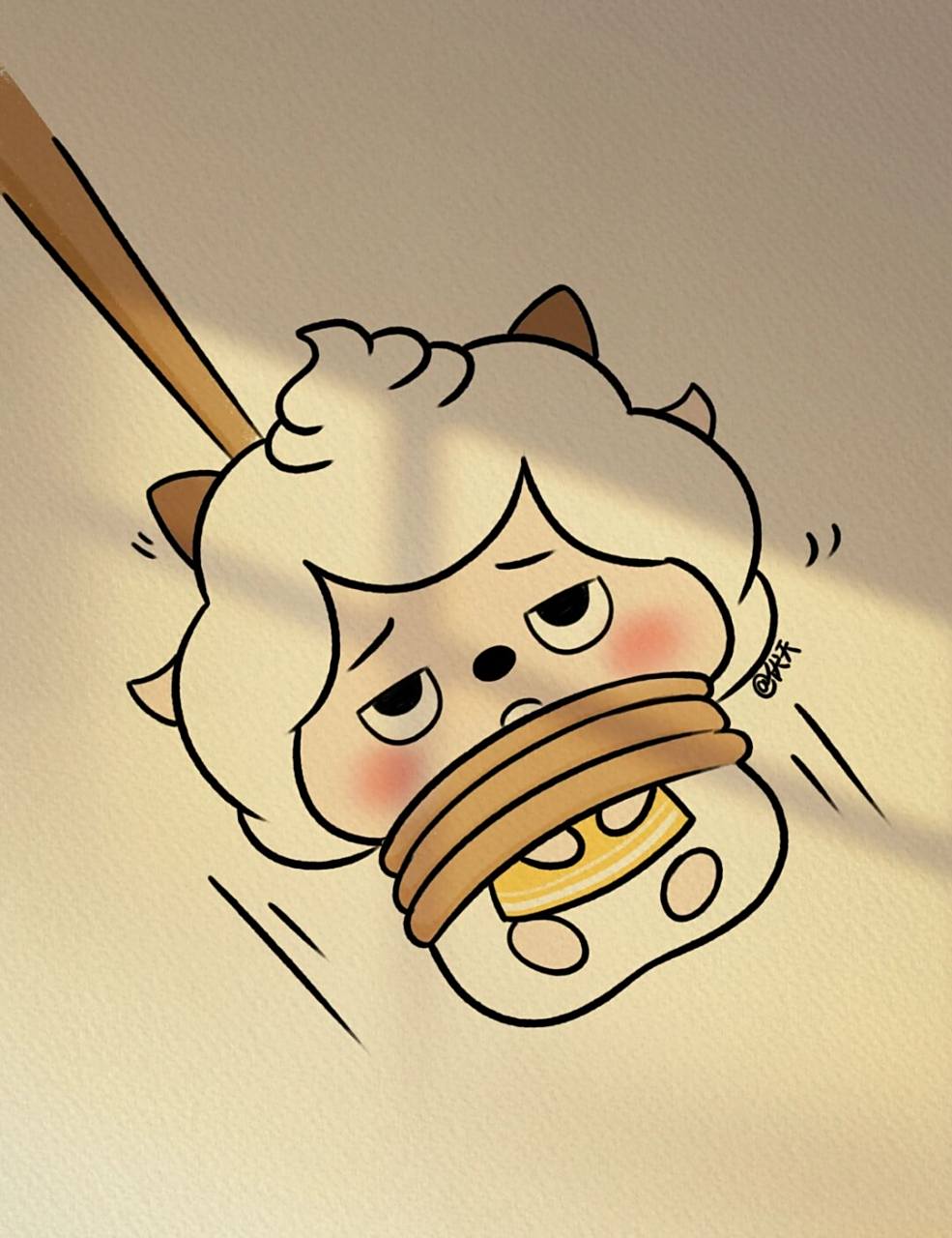 懒羊羊简笔画(105) #懒羊羊# #可爱简笔画# #寻找小红书绘画大神