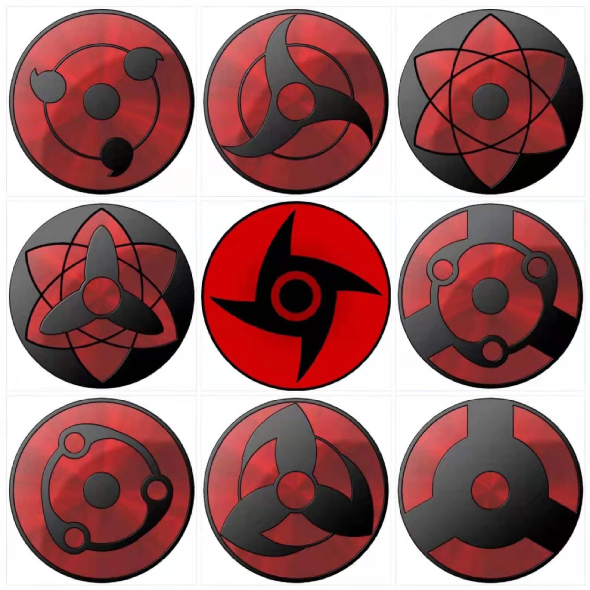 火影忍者 写轮眼代带人物:大筒木羽衣,因陀罗,宇智波斑,宇智波泉奈,宇