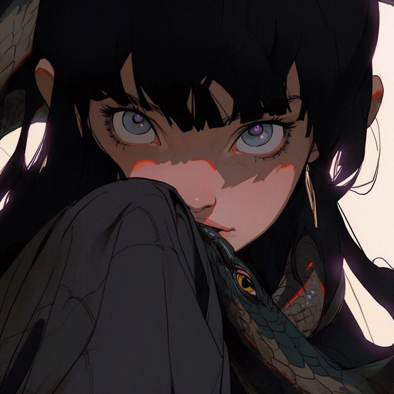 蛇蝎美人-第二期(超a头像) 《蛇系特辑》 这次构思为:蛇蝎美人,上一期