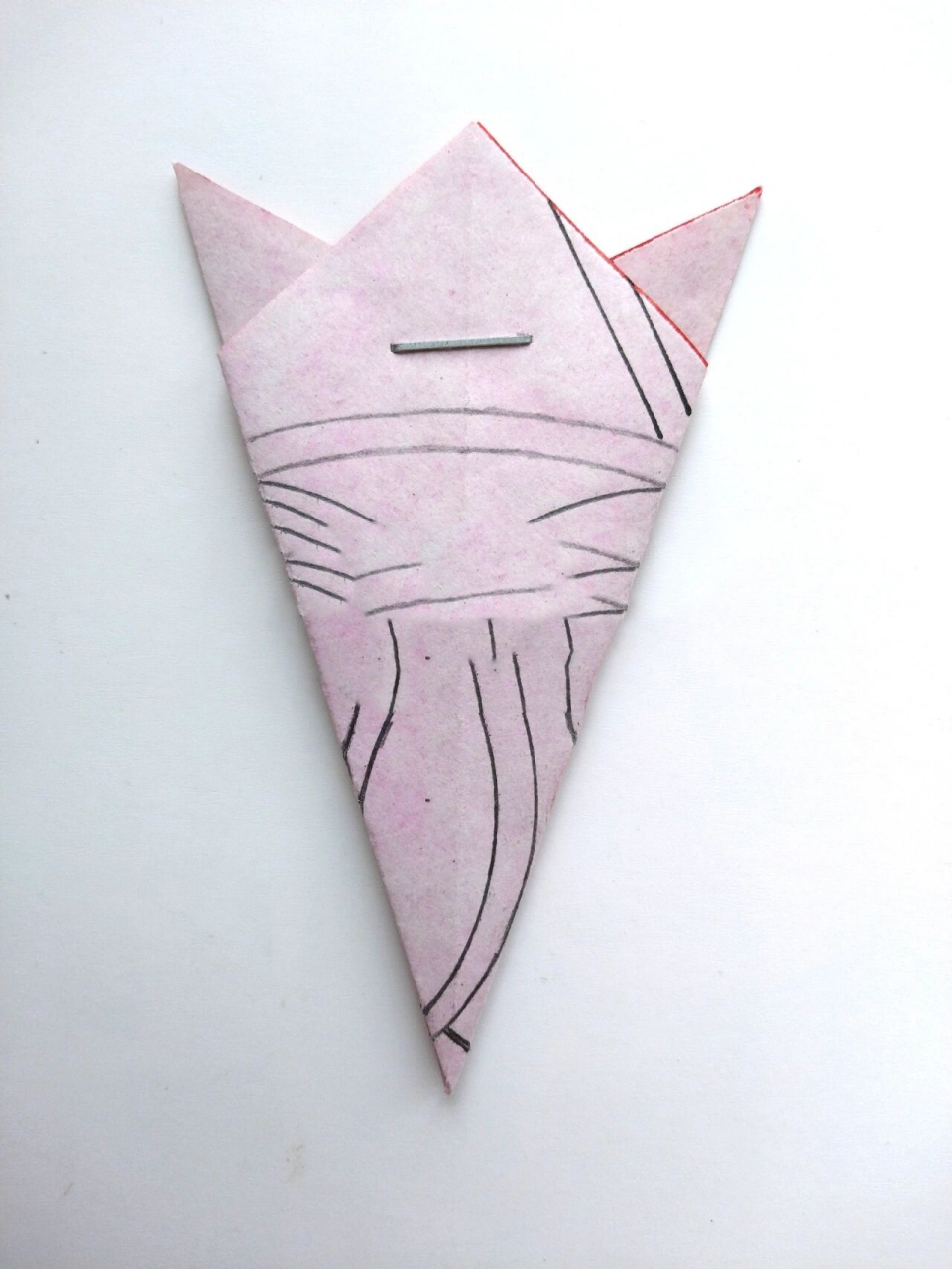 简易的儿童手工剪纸窗花教程分享 今天来分享一个原创的五角折剪纸.