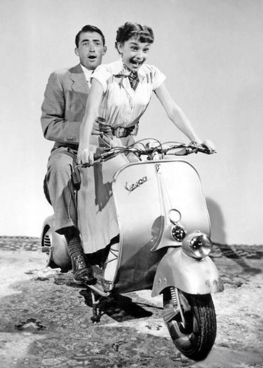 赫本和演员格利高里.派克.