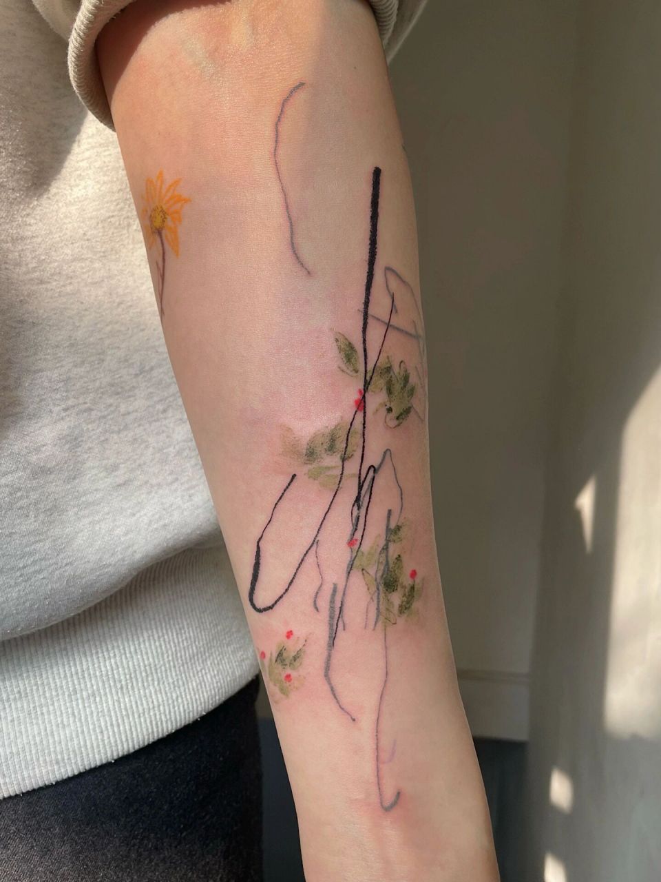 08|tattoo|上海纹身 植物设计稿 5月初在深圳,想扎图的朋友可以提前