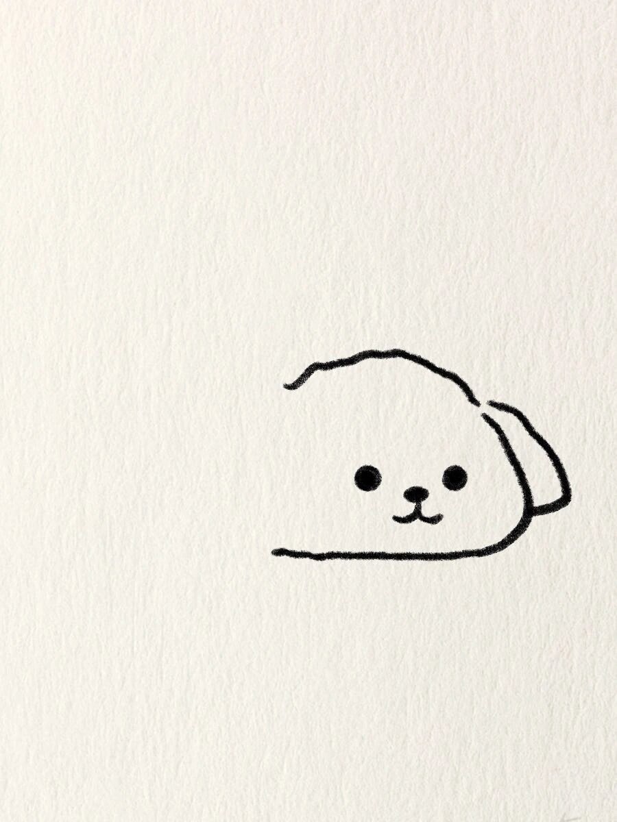 简笔画教程|趴趴狗