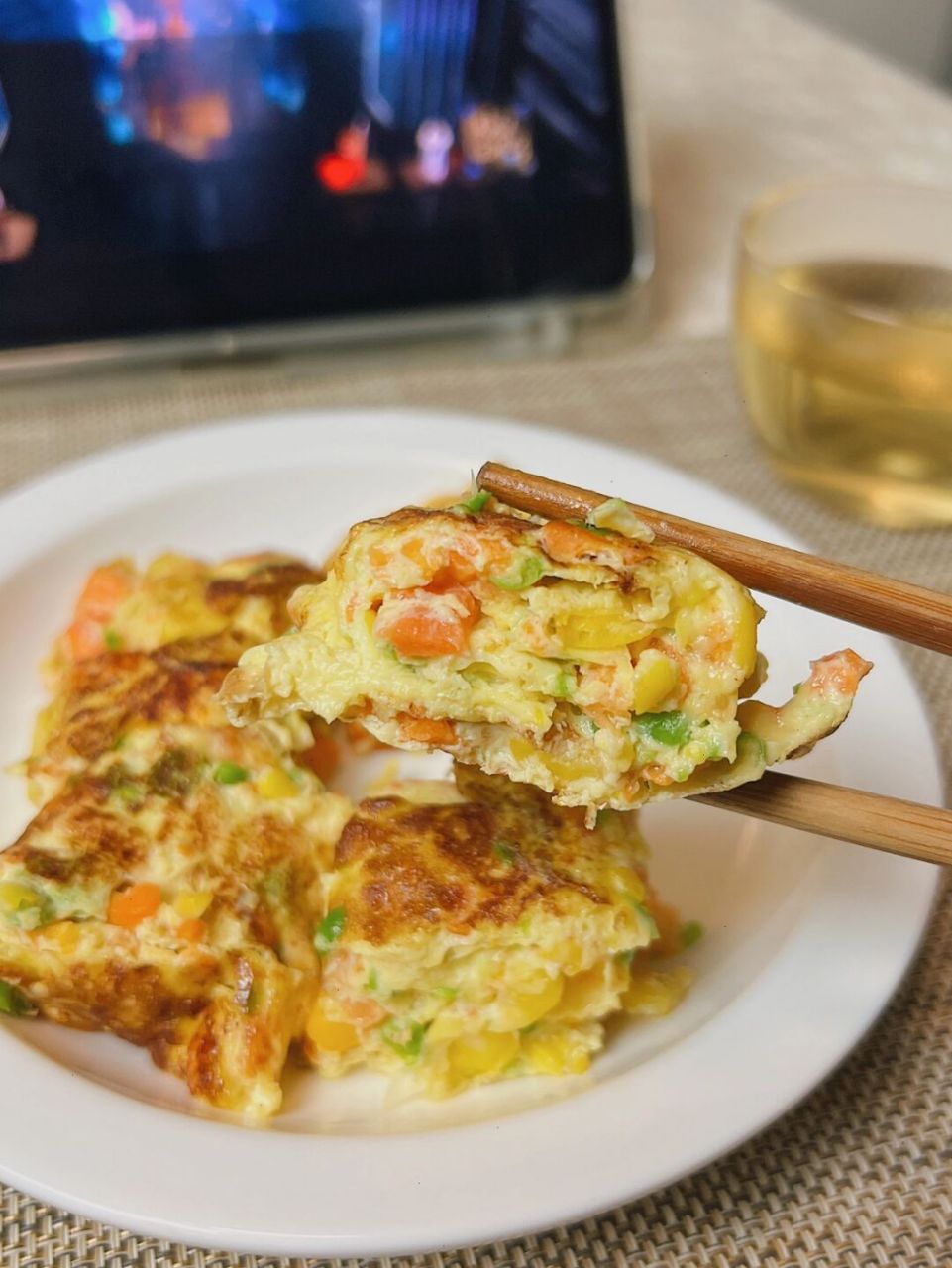 在家就能做的低脂蔬菜厚蛋烧!