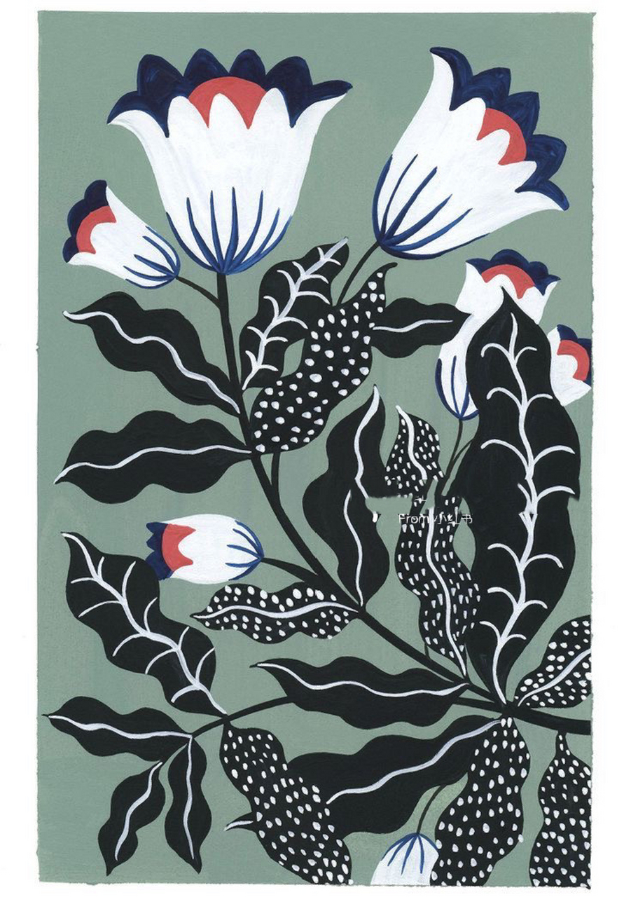 装饰画96植物花卉装饰画素材