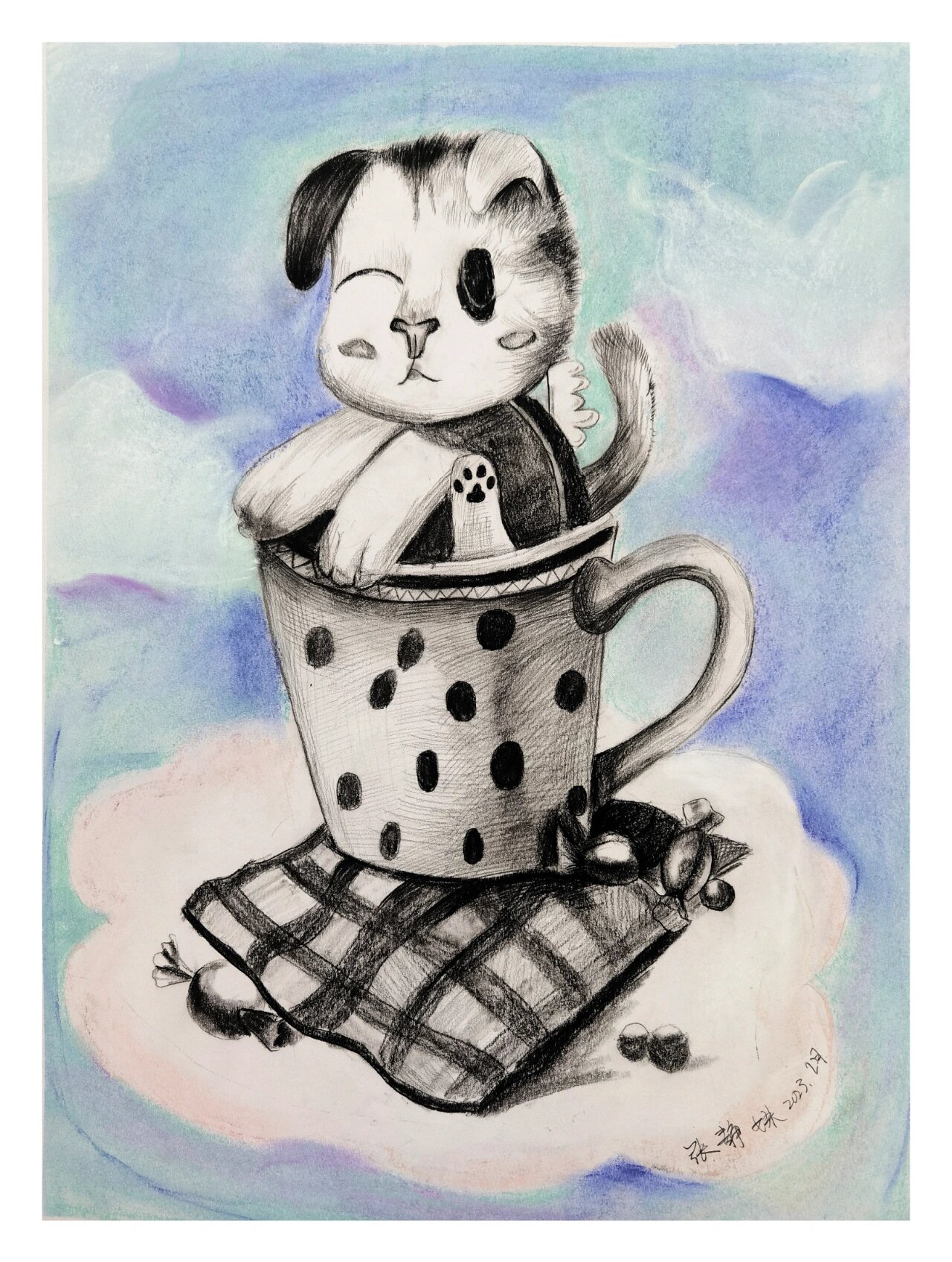 小学生素描10-12岁