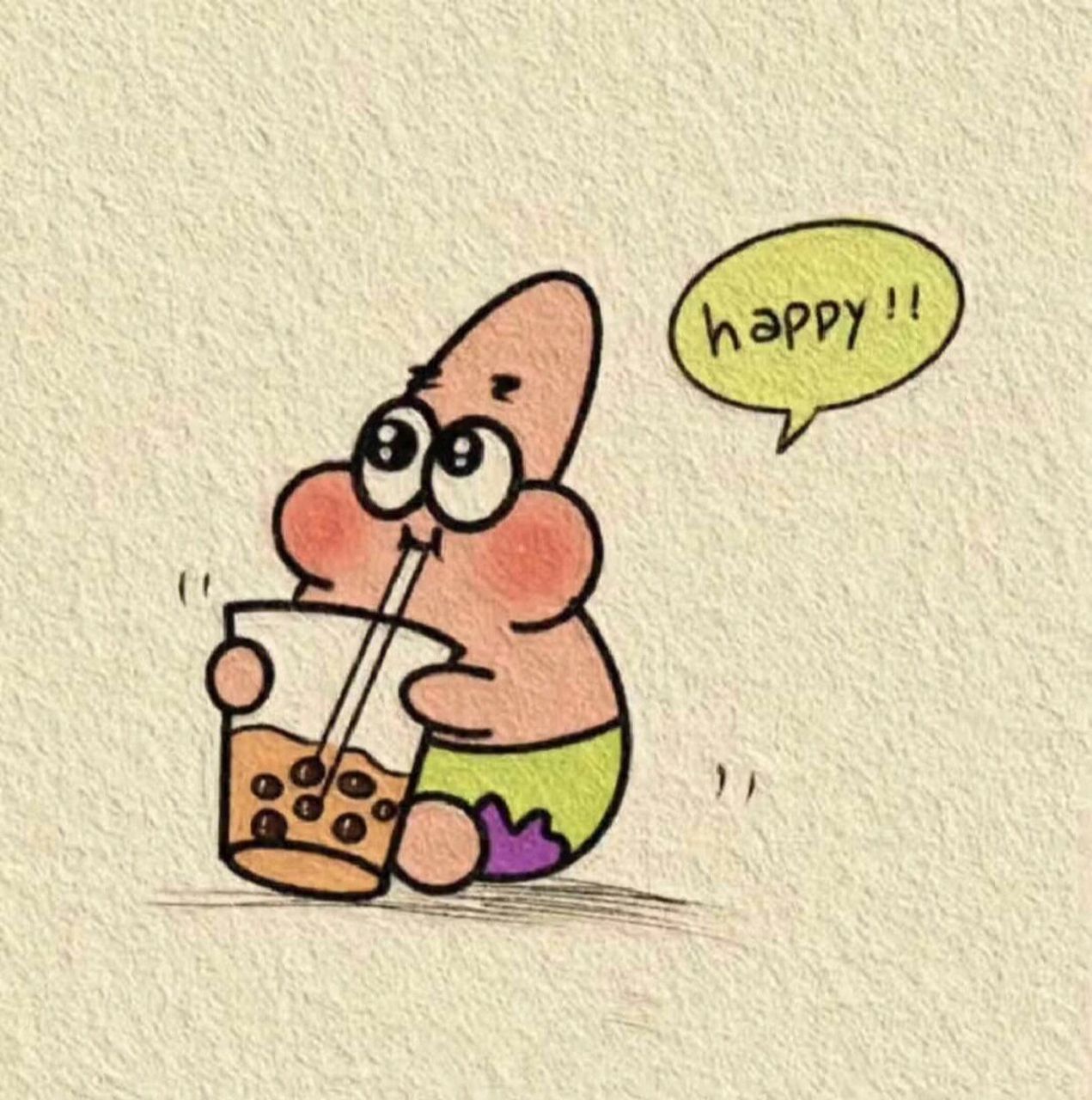 海绵宝宝头像 快来对象一起用这个海绵宝宝派大星头像吧