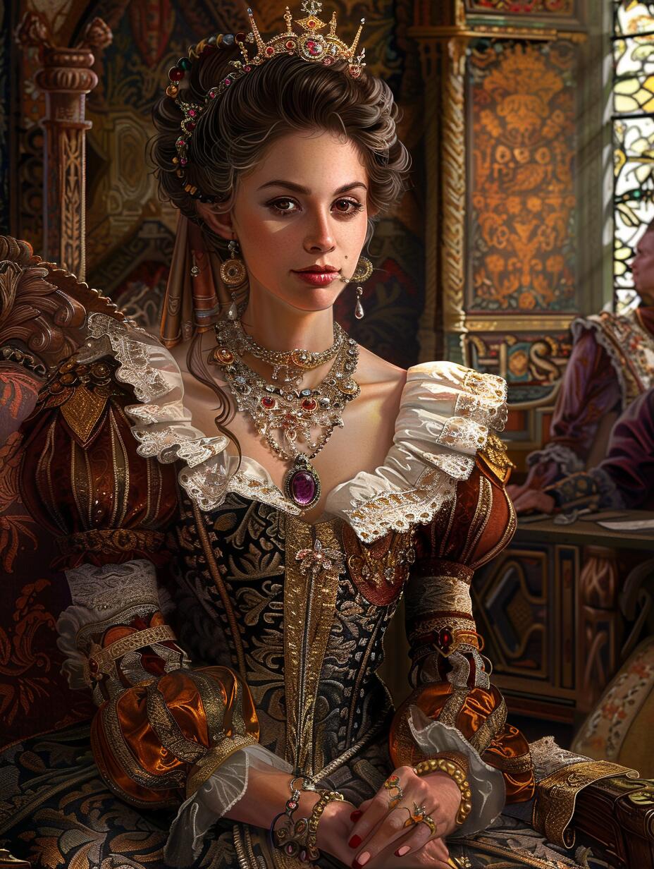 繁华与奢靡:中世纪的欧洲贵族女性服饰