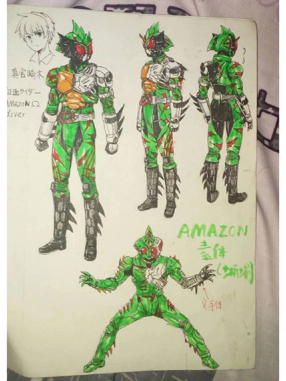 画的同人假面骑士amazon
