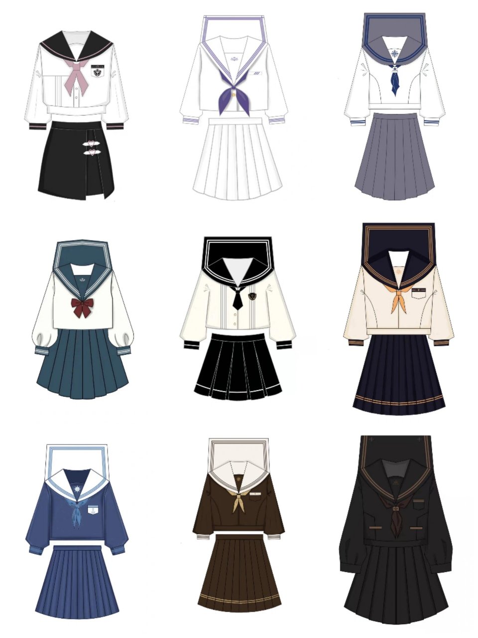 校服素材73画画的oc闻着味道看过来                  我会画画啦