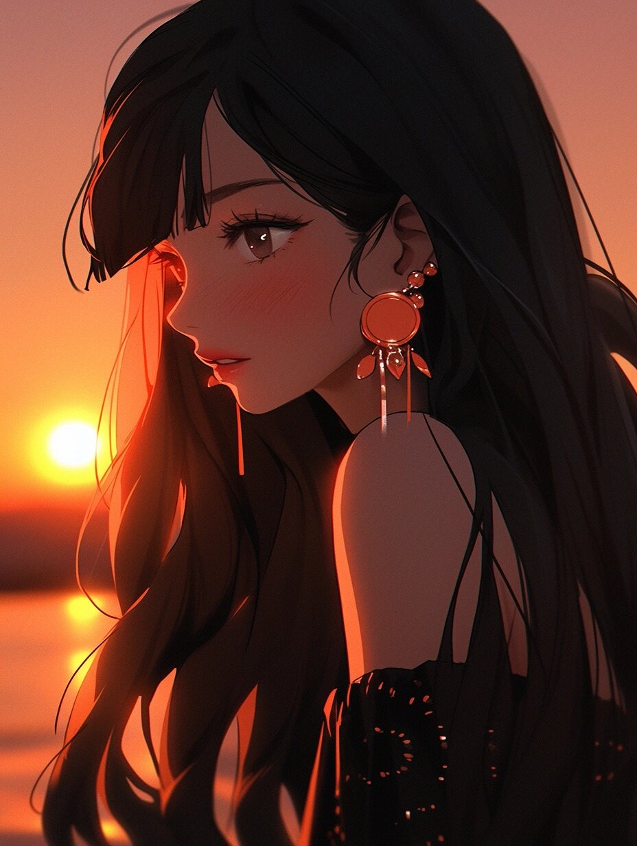 清冷高级温柔美丽的女生头像 神秘而高贵的女性,每当望进她那双深邃的