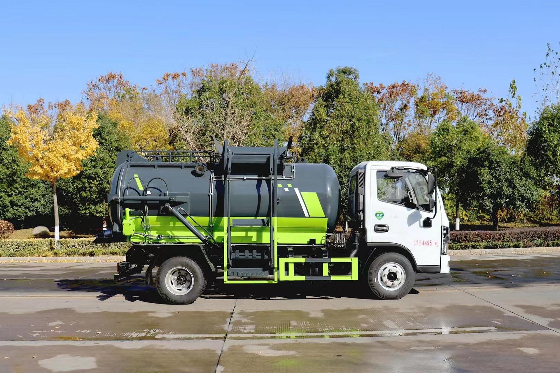 程力牌餐厨垃圾转运车,东风多利卡d6,国六,3308轴距,全柴136马力,容积