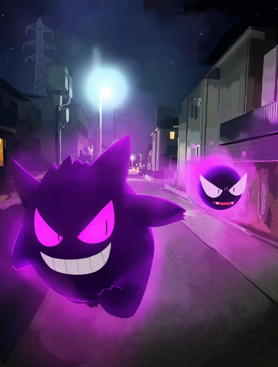 宝可梦丨耿鬼 紫胖子 画师:nihei92729