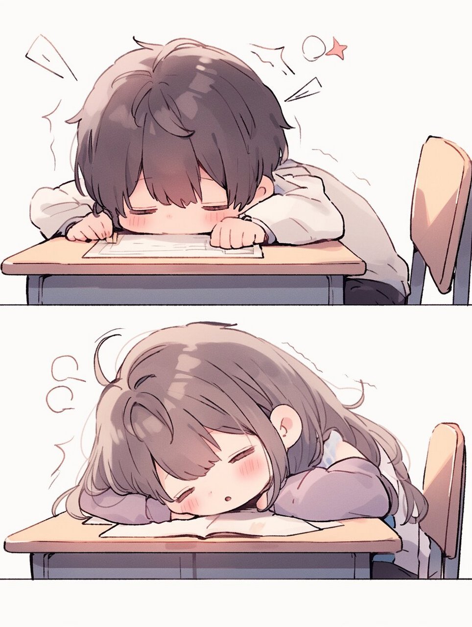 情侣头像 | 犯困人不认输 可爱情头! 欢迎定制哦!