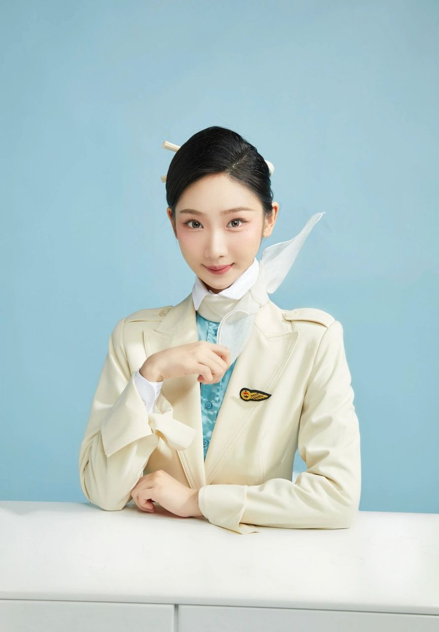 大韩航空96制服照 我尊嘟太爱噜