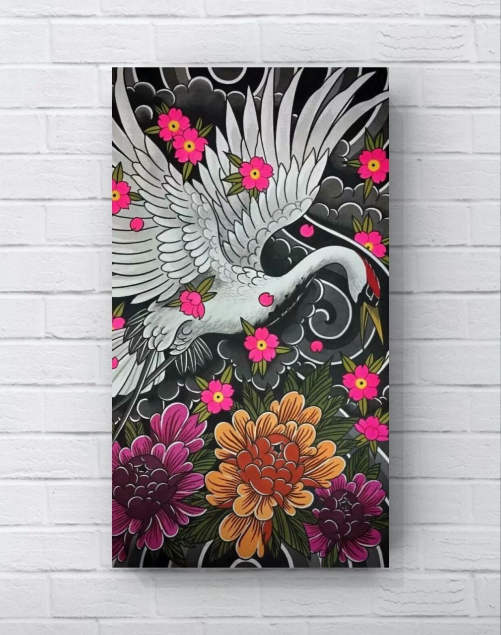 花臂花腿纹身图案手稿