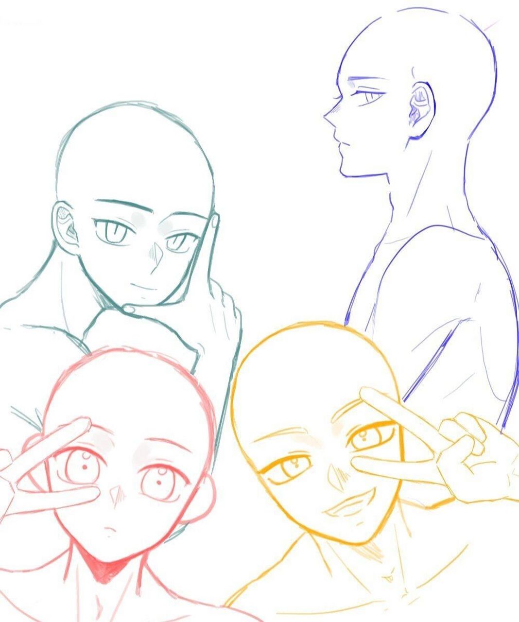 万能人物自拍模板,不收藏留着做什么6015 这充满故事感的自拍模板