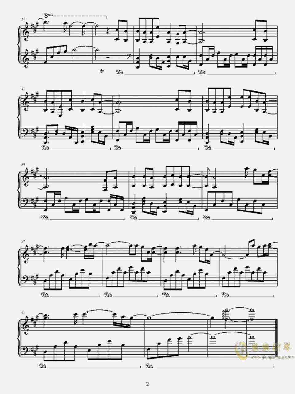 《call of silence》钢琴谱 进击的巨人冲!