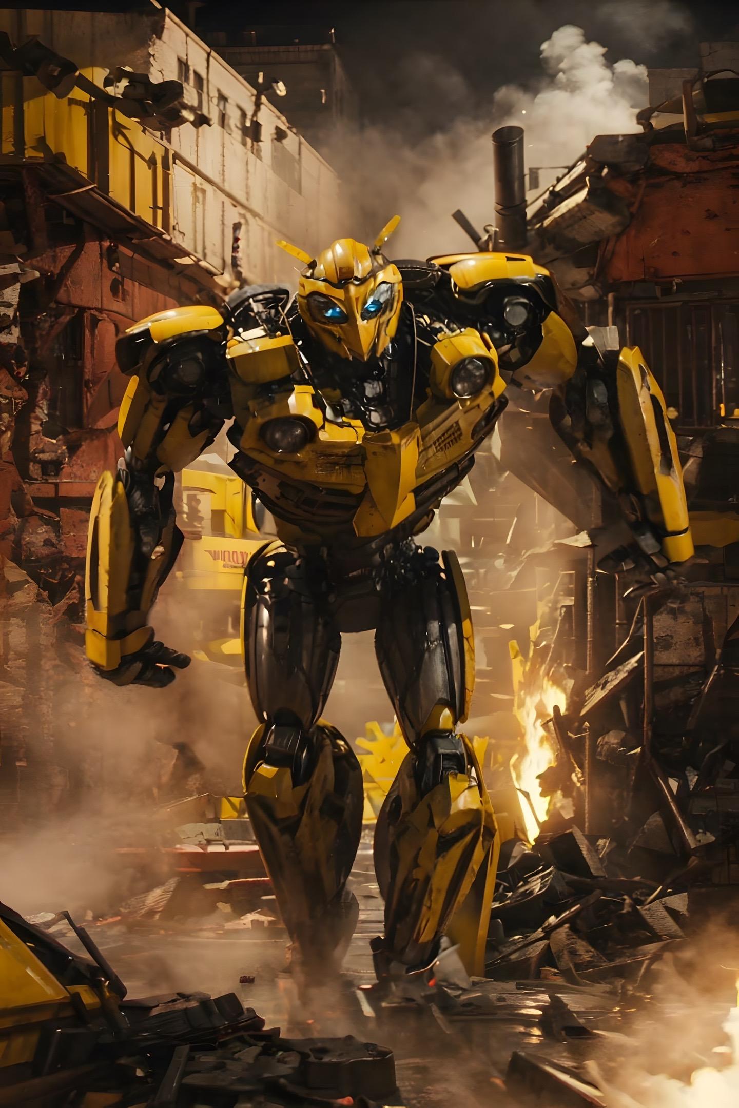 变形金刚 大黄蜂!