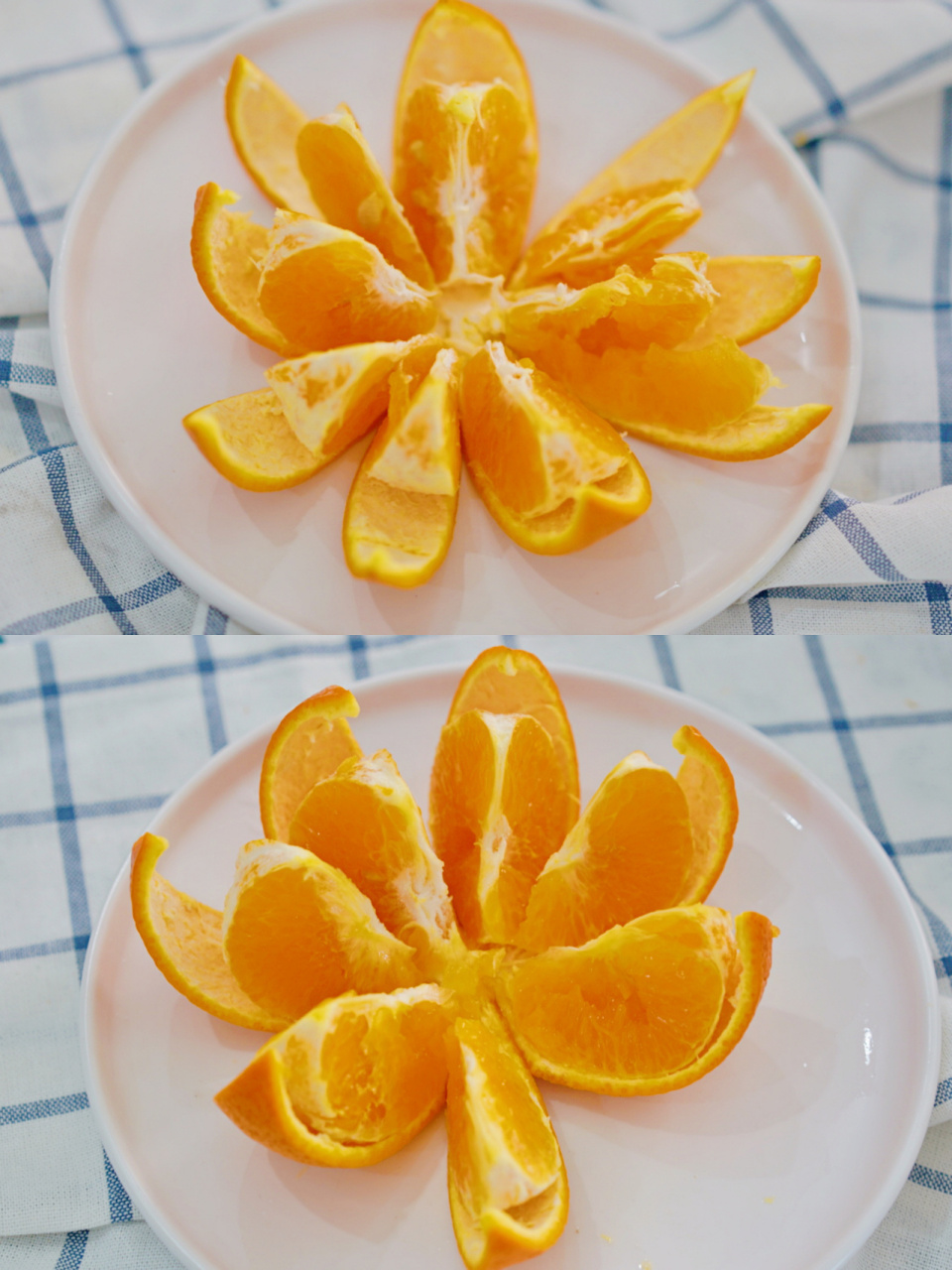 949494超级简单的果盘切法,橙子切法7515 快过年啦!