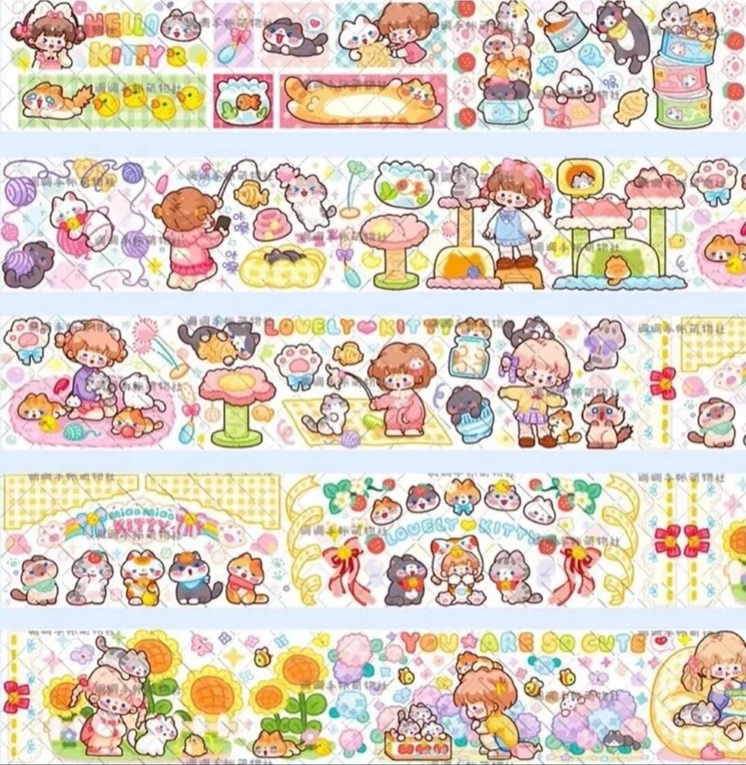 调调的手帐胶带来啦