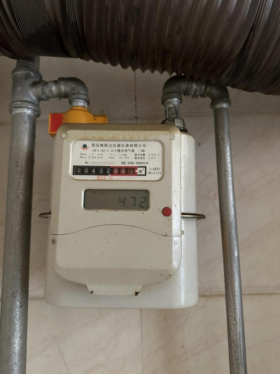 天然气燃气表这转速也太快了吧.