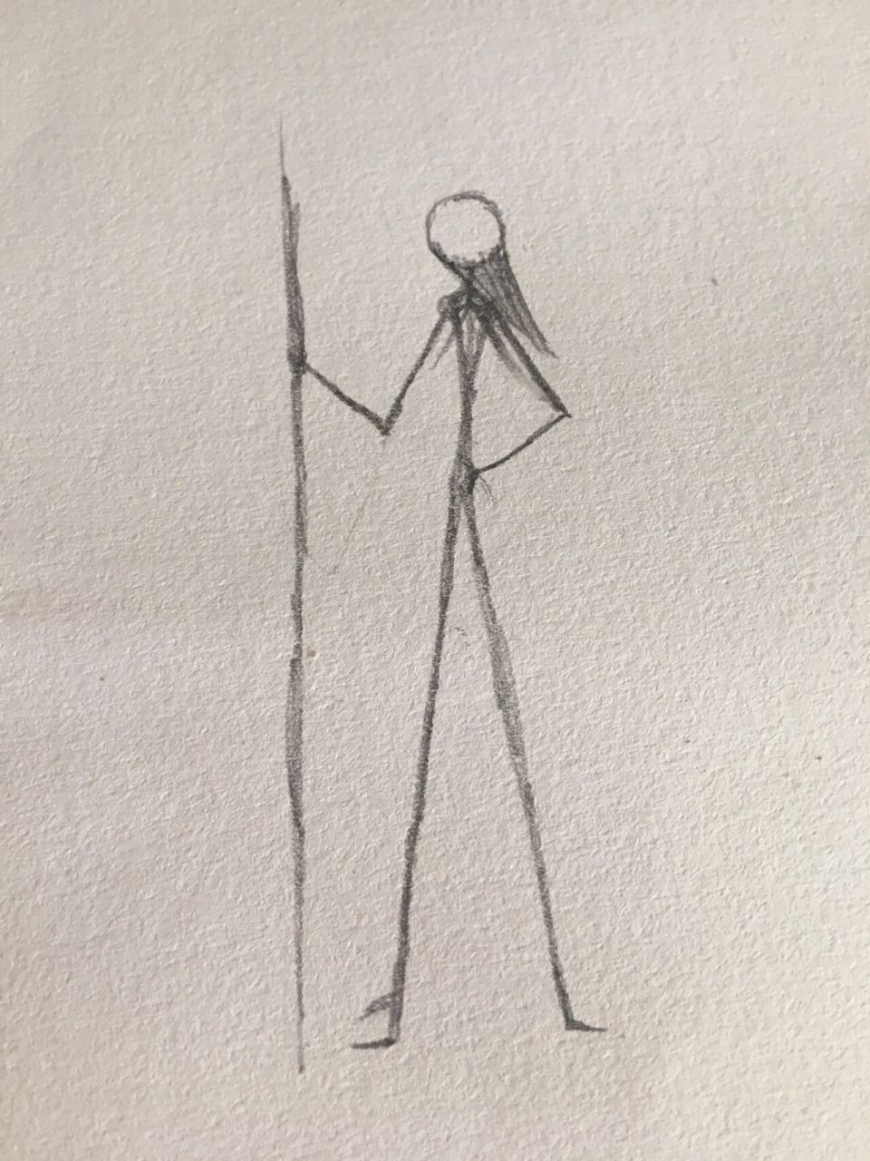 今天画的是关羽火柴人,下个画五虎哪个?