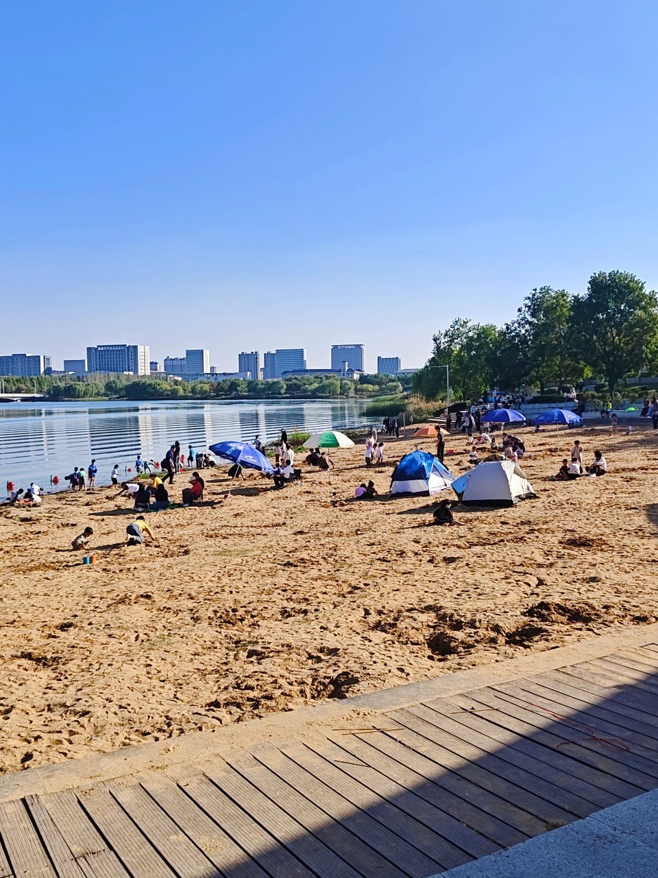 龙子湖公园之沙滩公园(郑州郑东新区) 高德导航"沙滩公园".