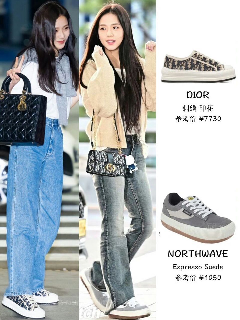 jisoo 金智秀鞋子合集,实穿日常又百搭!