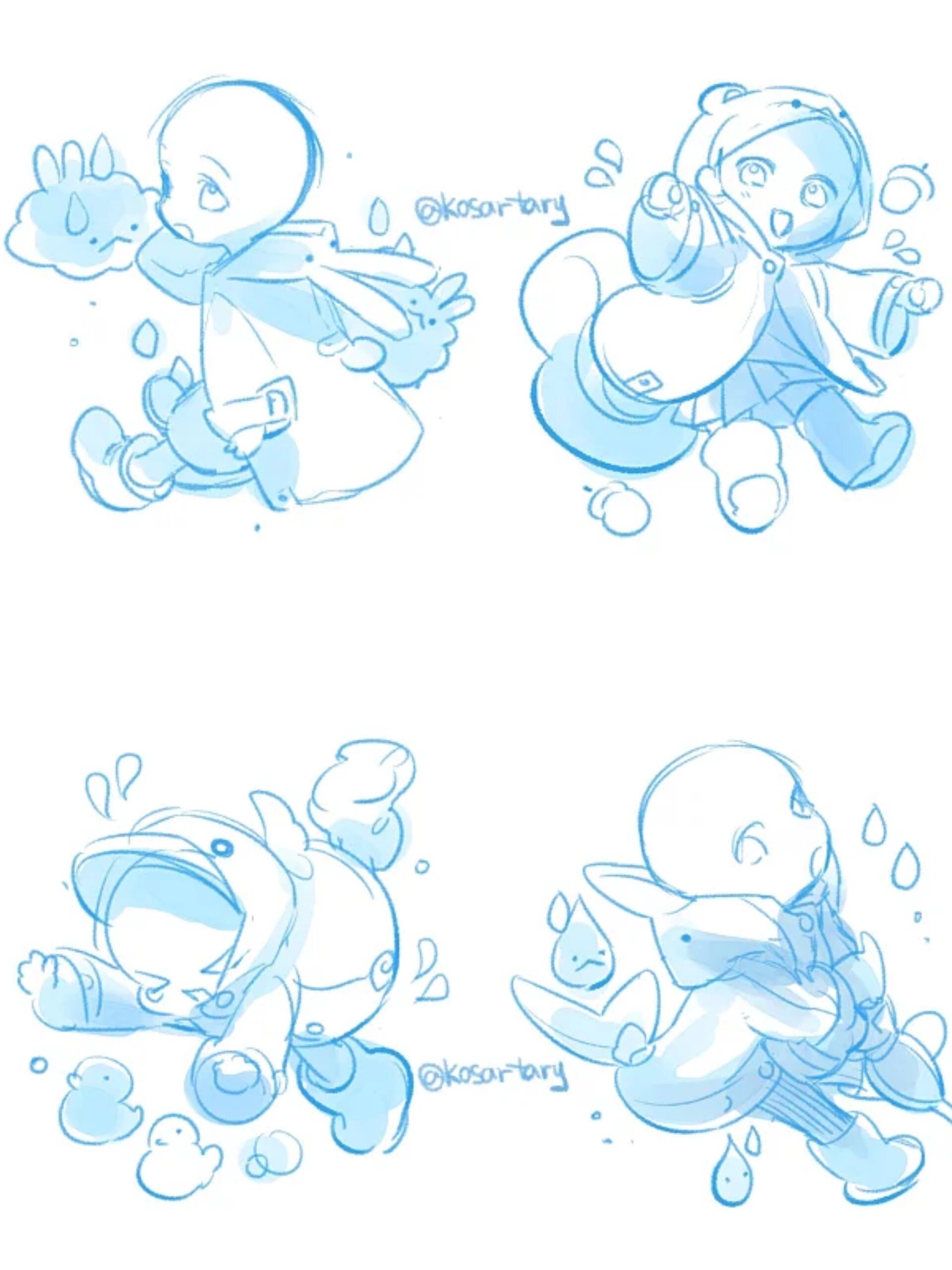 一波软软糯糯的q版动态模板分享