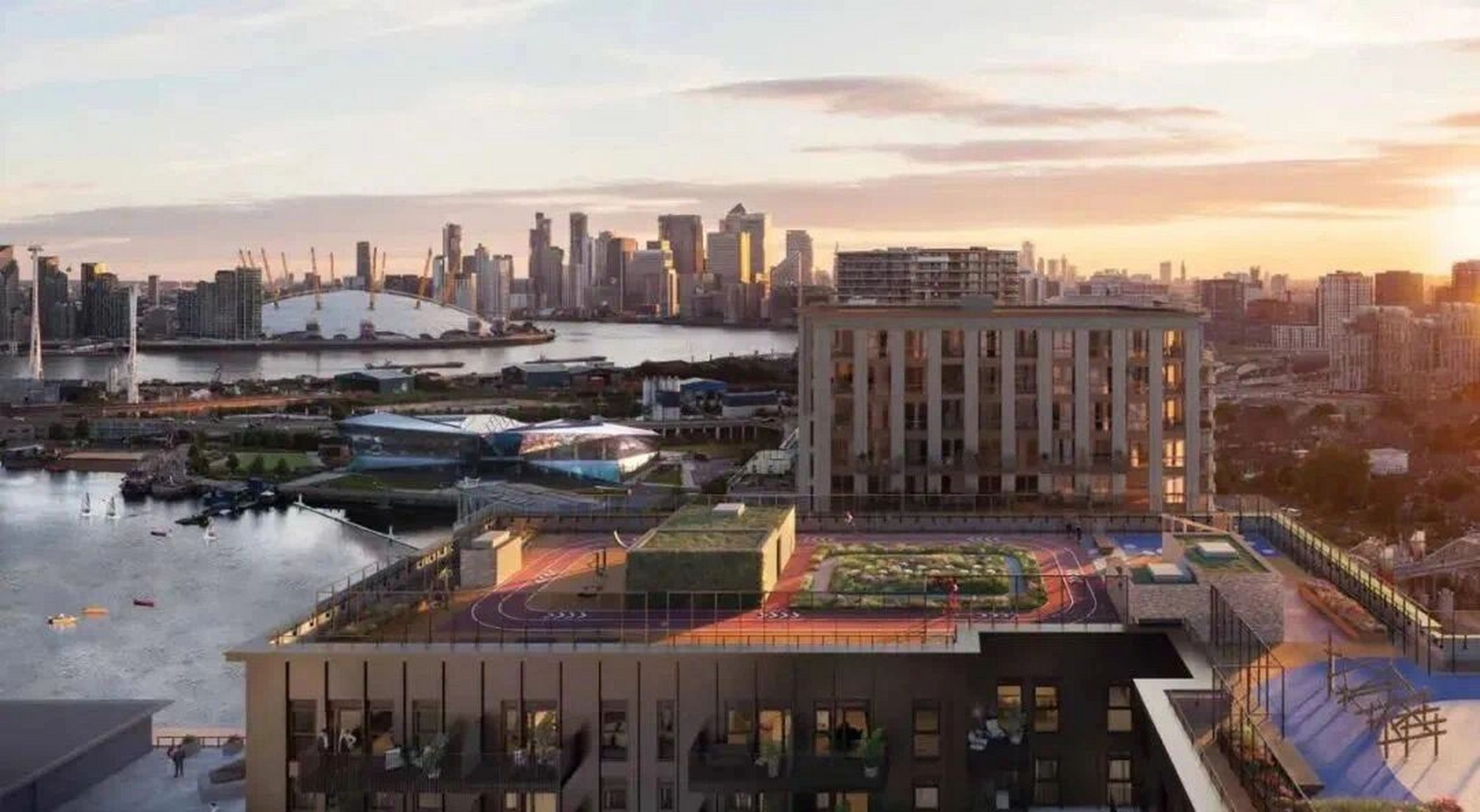 投资伦敦第三金融城的机会～珑茵港 项目:the ellipse 项目产权:租赁