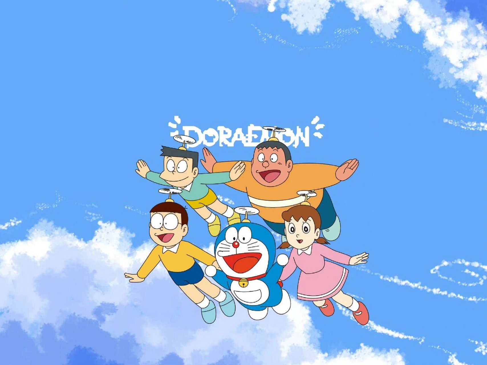 哆啦a梦朋友圈背景图片