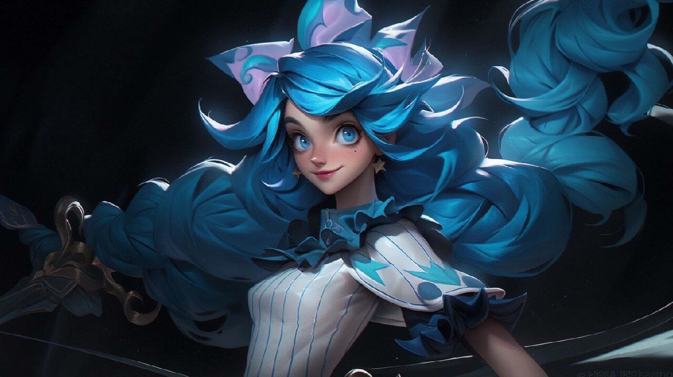 英雄联盟系列22|灵罗娃娃格温 好可爱呀!