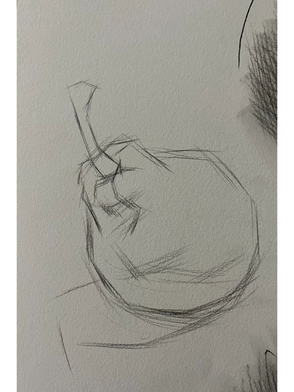 素描静物梨起形到完整步骤 素描静物梨起形到完整步骤