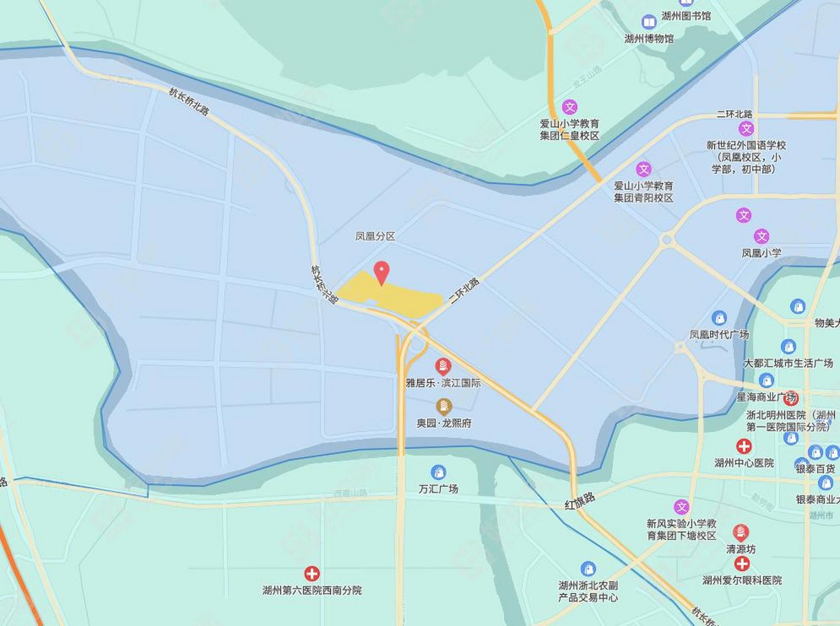 5億競得湖州南太湖新區宅地,樓面價7515元/㎡ 僅1輪報價,湖州市環橋