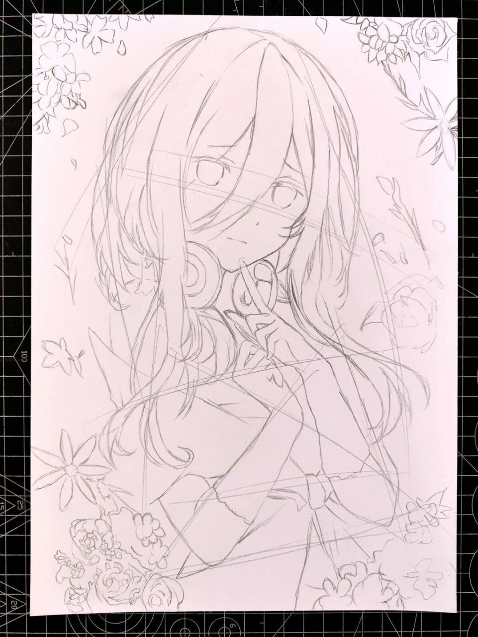 画一个三玖 #中野三玖# #临摹