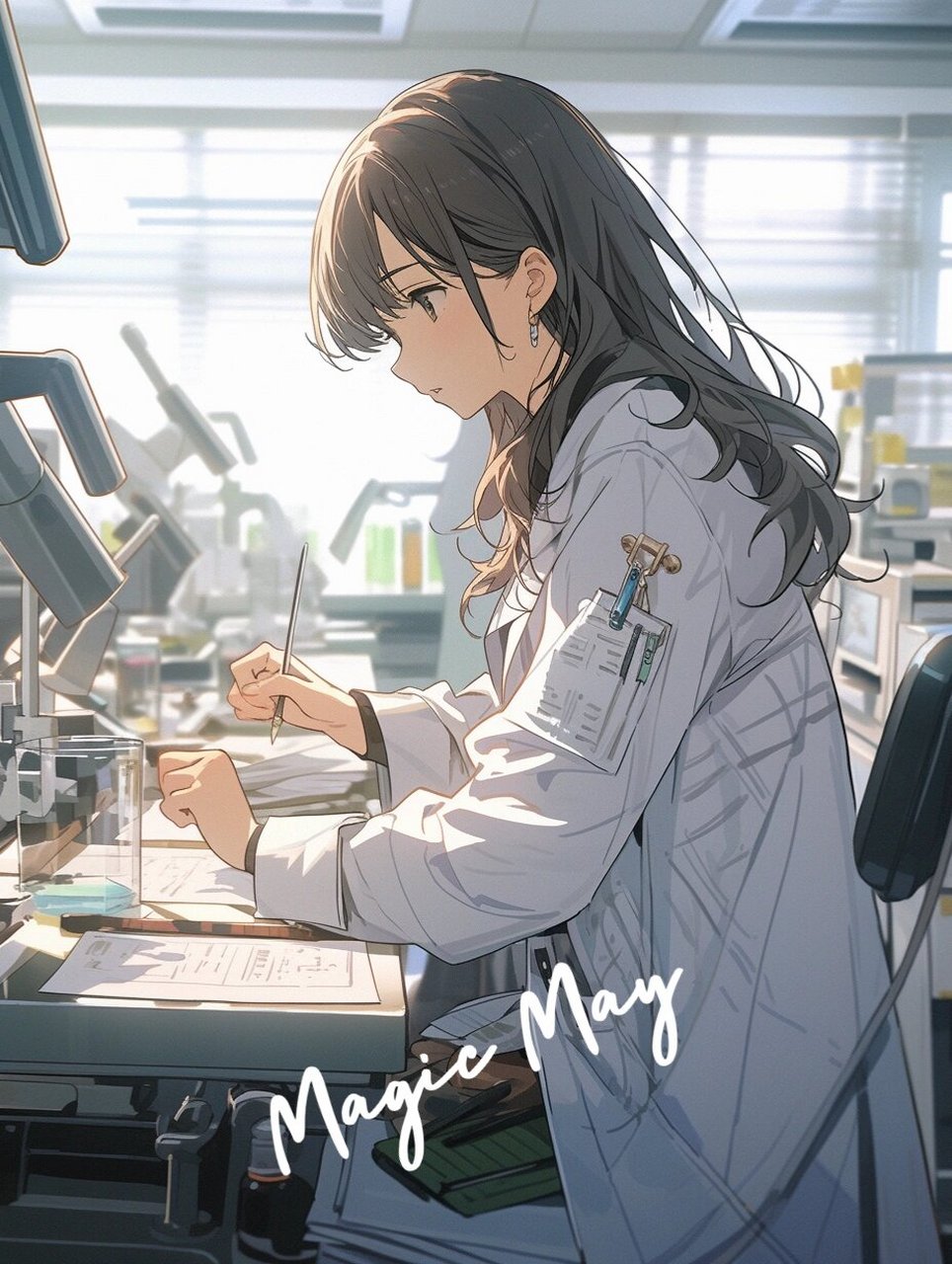 职业系列头像丨女科学家——未来的探索者 996994 在这个科技