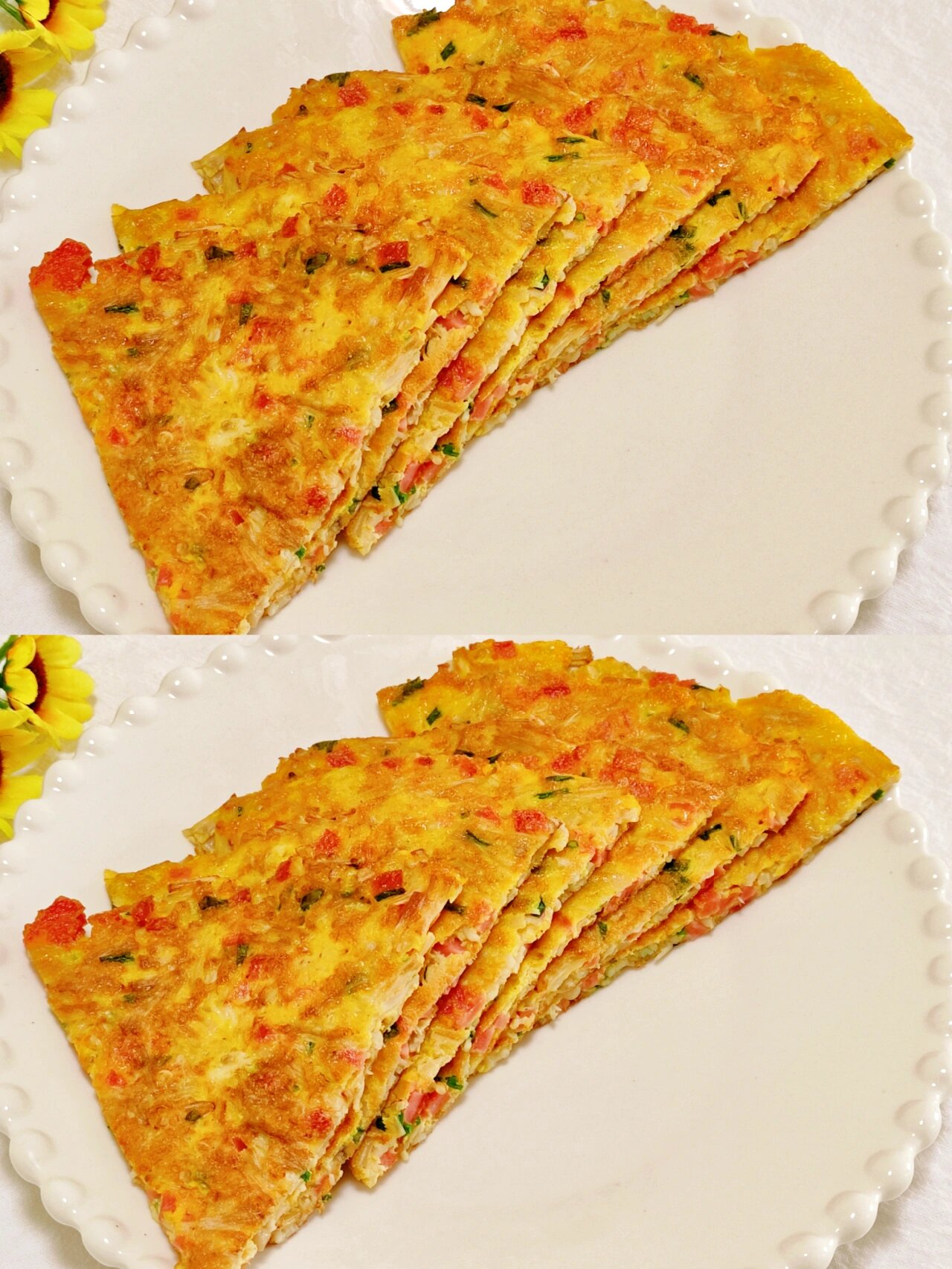 营养美味早餐75金针菇鸡蛋饼75简单又好吃75 92今天给大家