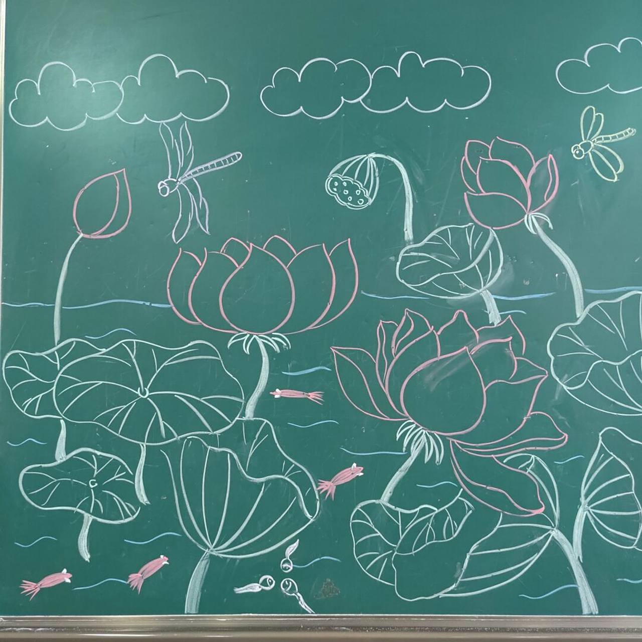 美术课板书示范|课本插画966|儿童简笔画 #小学美术# #黑板画