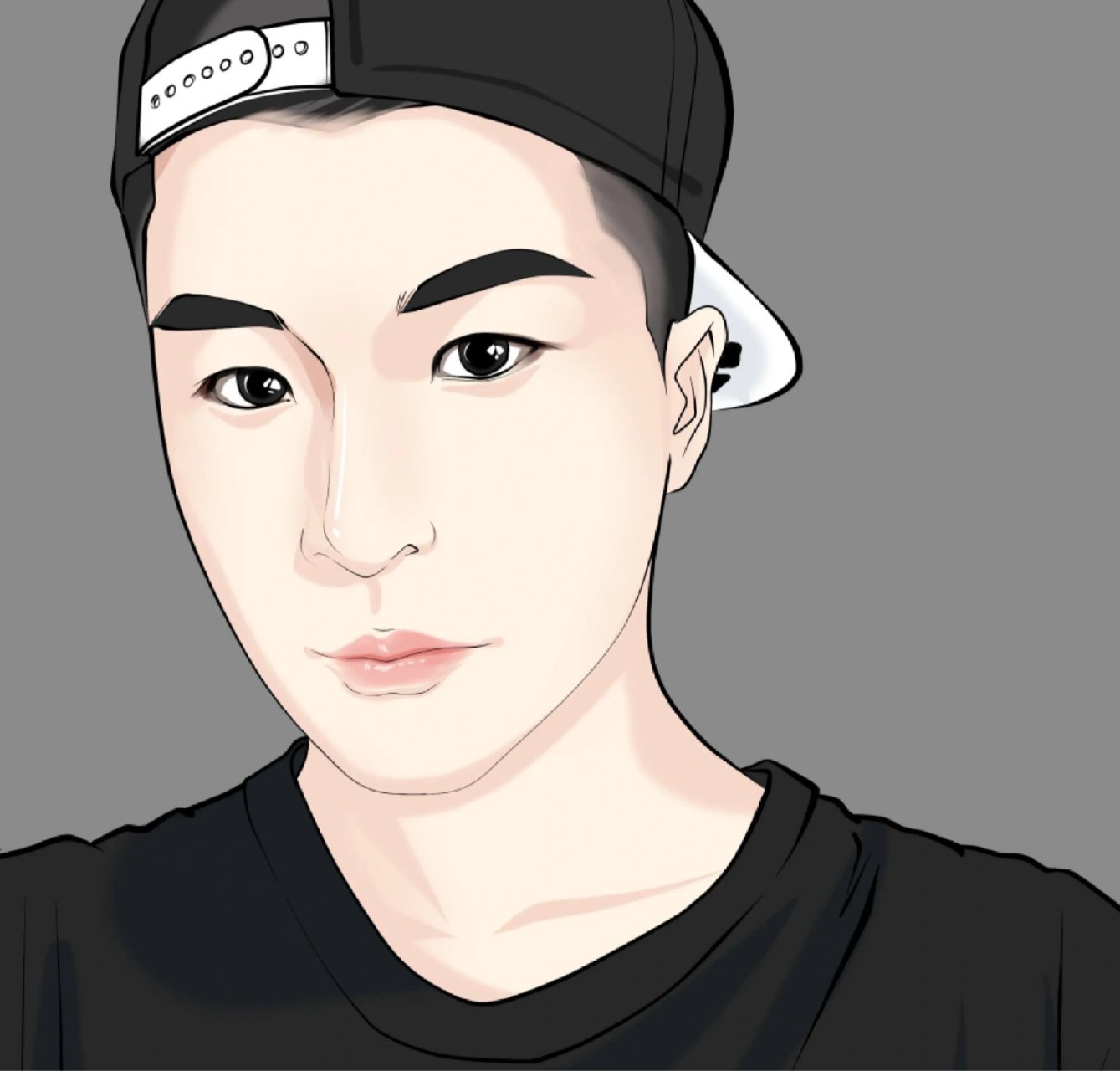 男士真人手绘卡通漫画头像 成熟稳重 手绘的动漫男士头像 年轻减龄 又