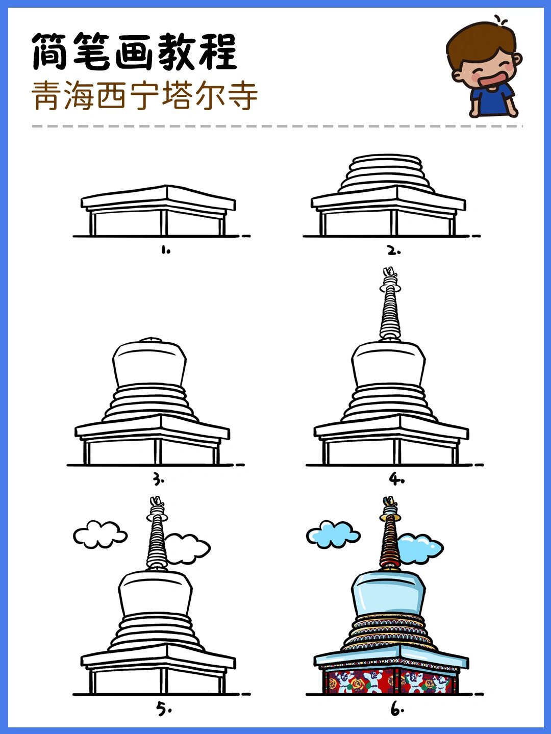 波兰标志性建筑简笔画图片