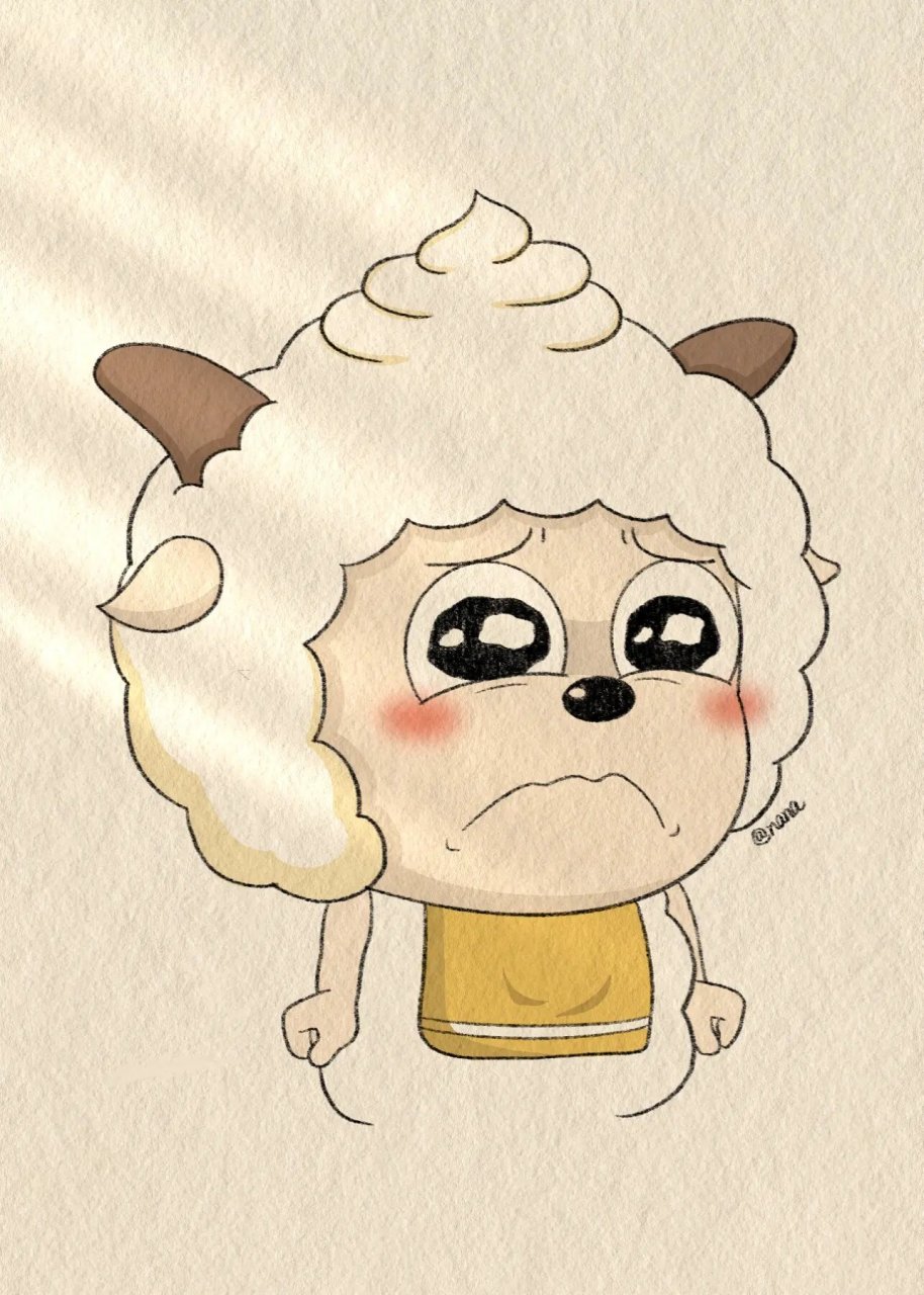 简笔画手绘教程 懒羊羊:幸福的日子就是吃饱了睡 睡饱了吃