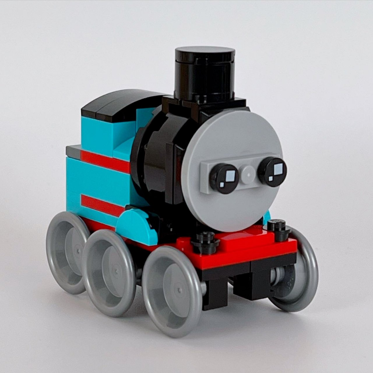 超可爱,乐高托马斯小火车 这轮胎零件用得真妙!来自玩家benelli的作品