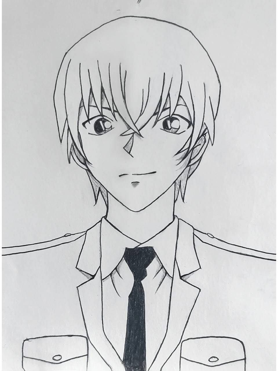 画一个降谷零 左划看