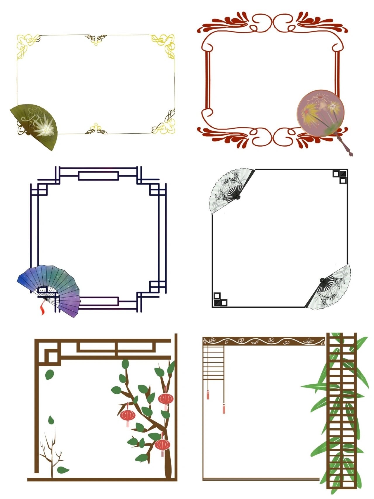 古风手抄报边框设计图片