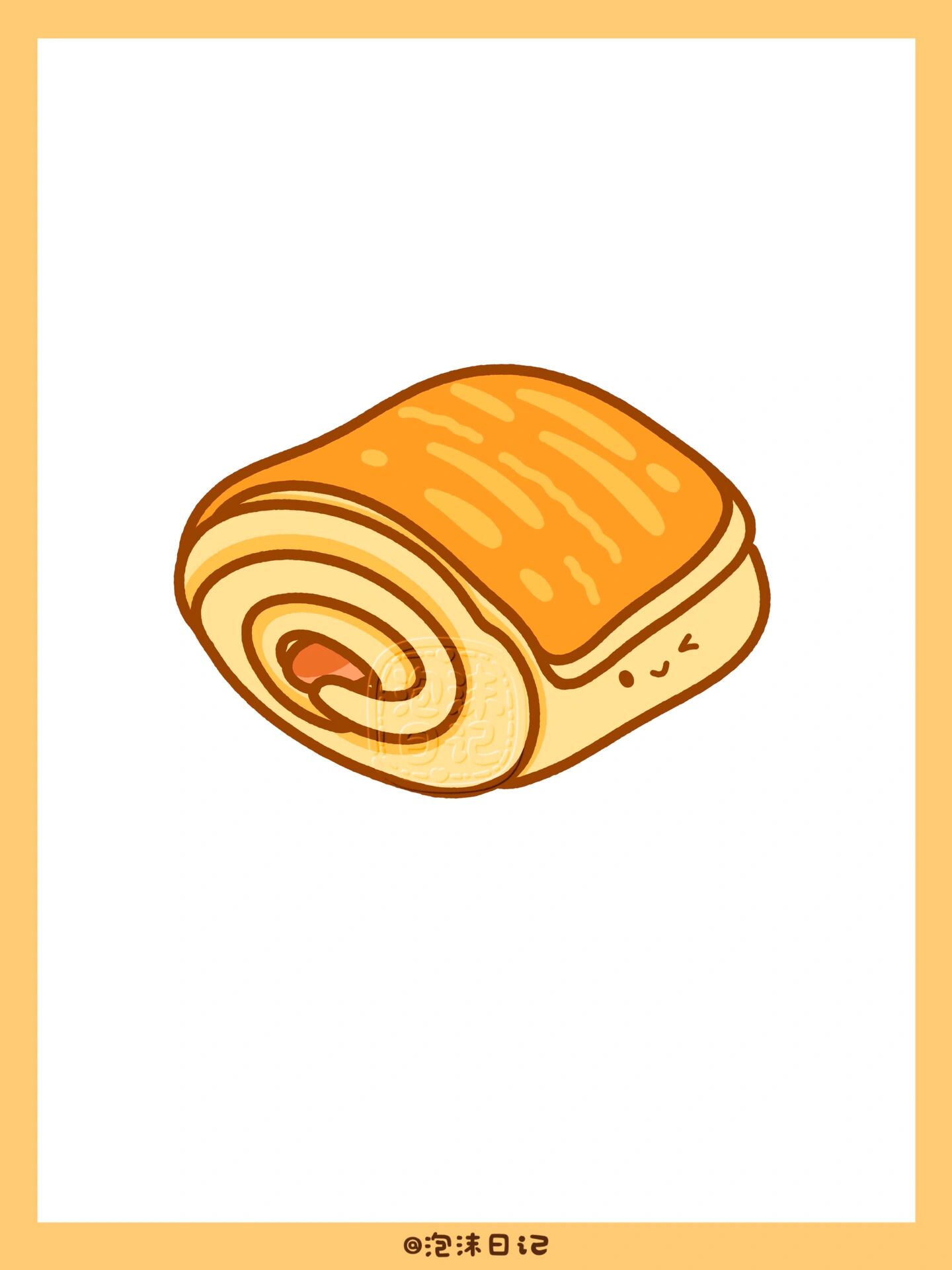 可爱美食简笔画|美味面包系列第二弹0892