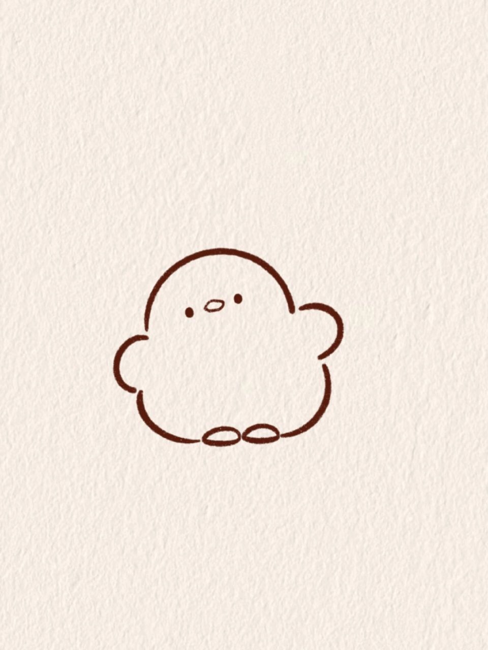 哇～超简单的可爱鸭鸭简笔画78 78就画只鸭鸭给自己打打气吧 冲冲