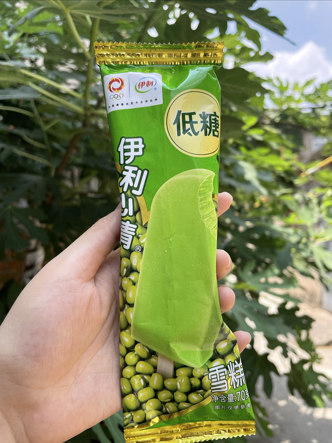 每年夏天都会成箱囤伊利绿豆雪糕