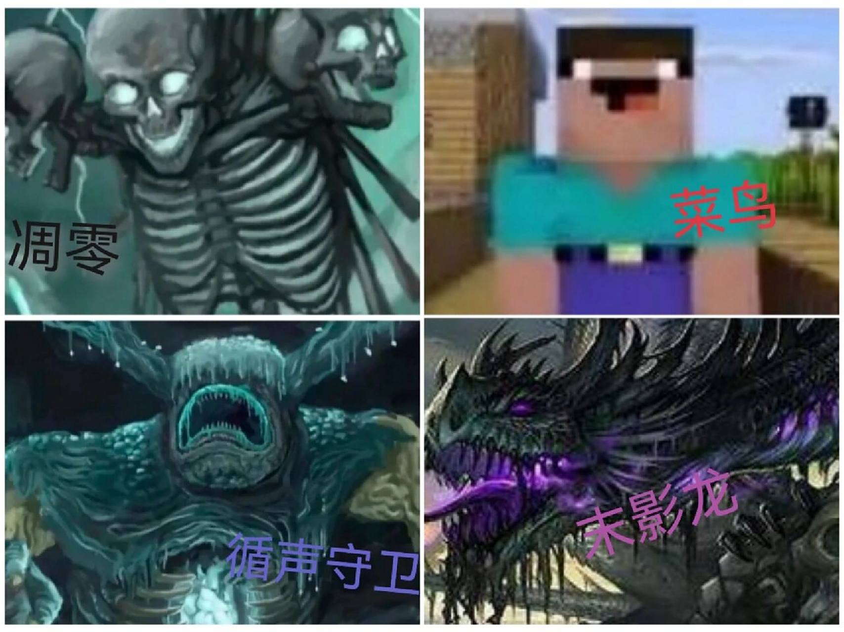 《四大boos》 我的世界四大boss, 除了不死军团.